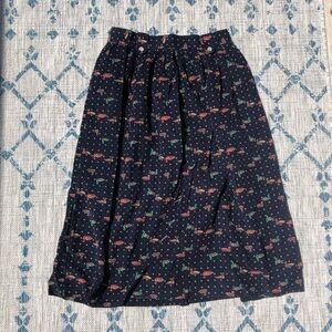 Vintage Corduroy Duck Skirt